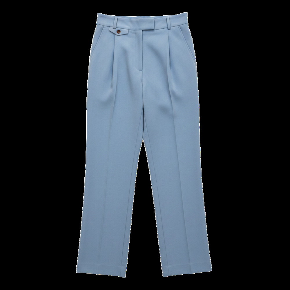 Shona Joy High-Waisted Chalk Blue Irena Pants Size AU 10/US 6